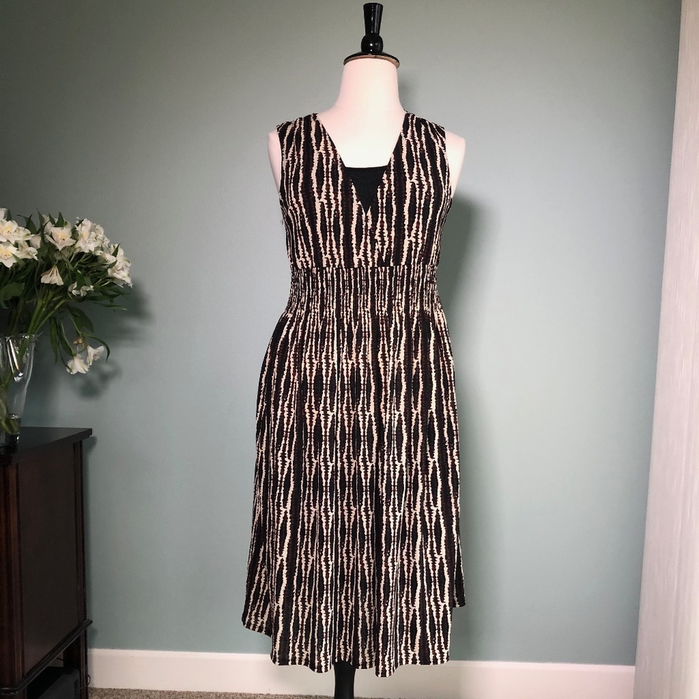 Alfani elastic waist comfortable dress L
